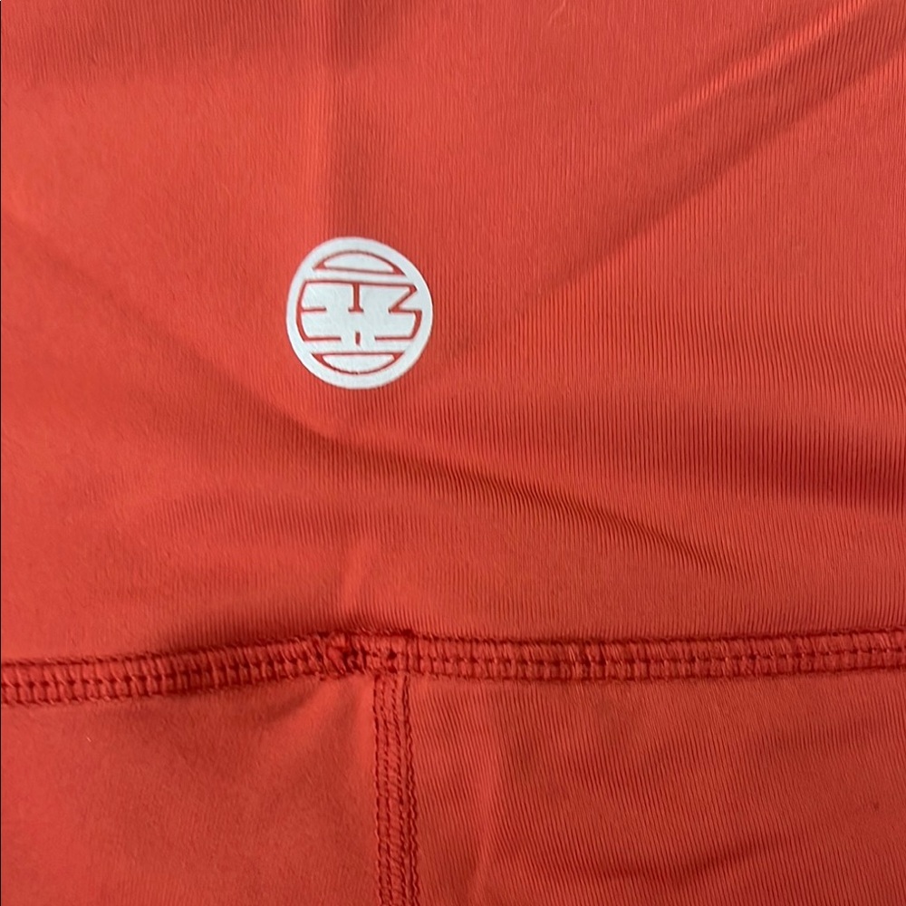 Red Athletic Shorts for Active Performance - Picture 4 of 4